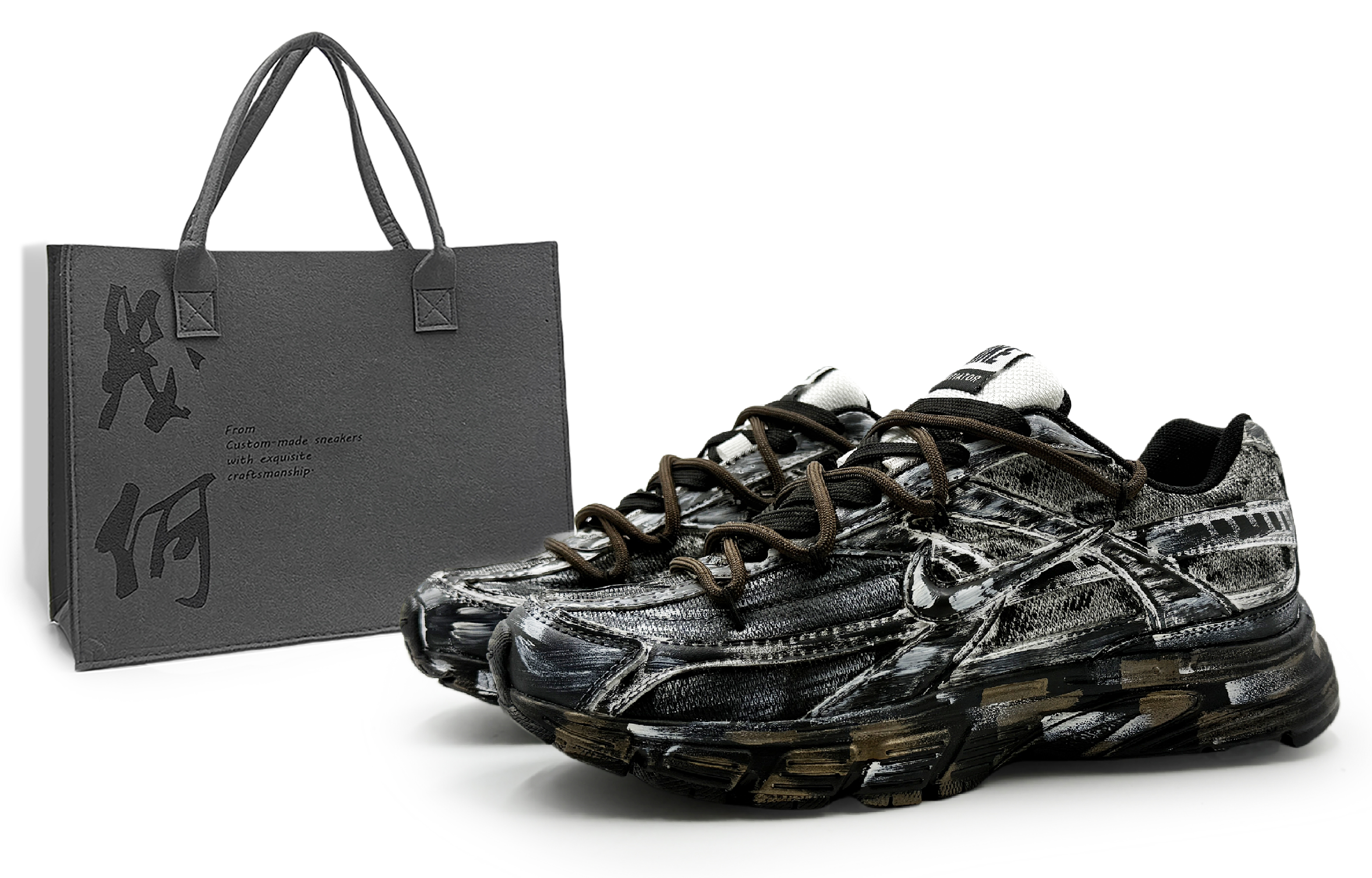 

Nike Кроссовки Initiator с амортизацией, дышащие, с поддержкой, низкие, повседневные, для городских поездок, черные