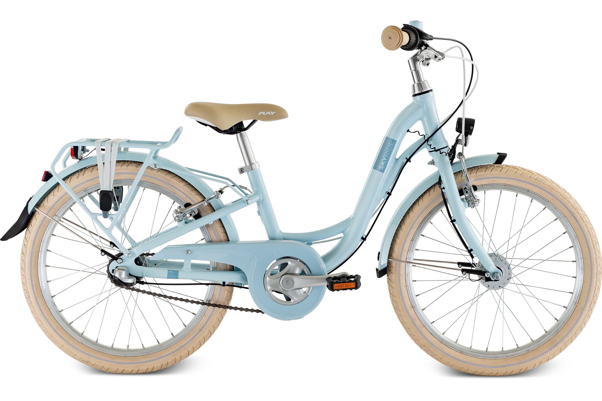 Детский велосипед Puky Skyride 20-3 Classic - 20 дюймов - Tiefeinsteiger - 2025, цвет Blau|retro blue — фото 2