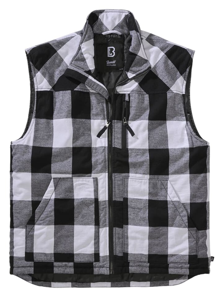 

Жилет Brandit Westen, цвет white/black