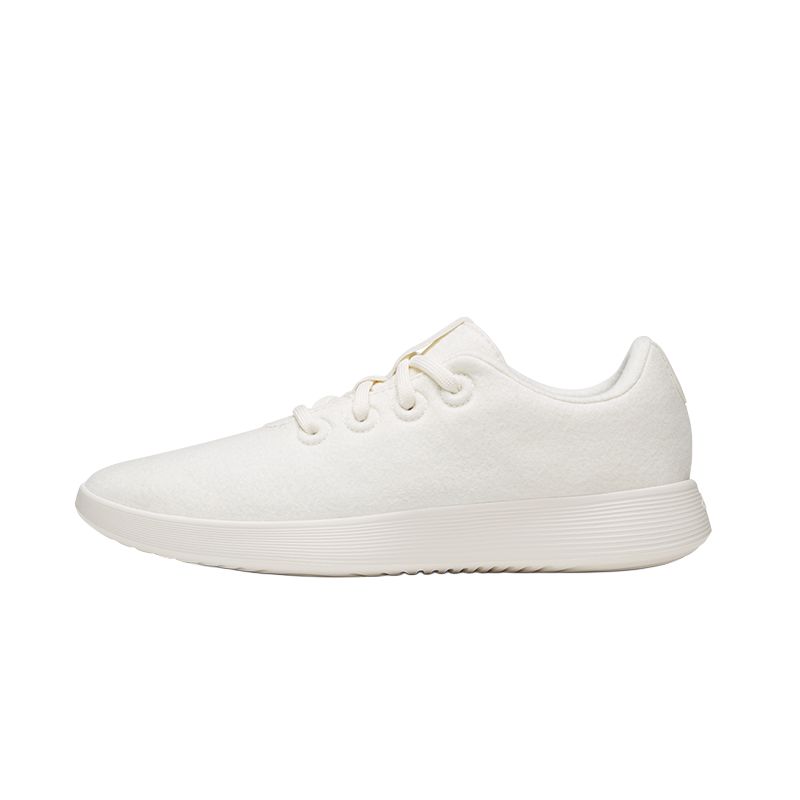 

Allbirds Легкие повседневные кроссовки Wool Runner NZ с низким верхом, мужские, натурально-белые