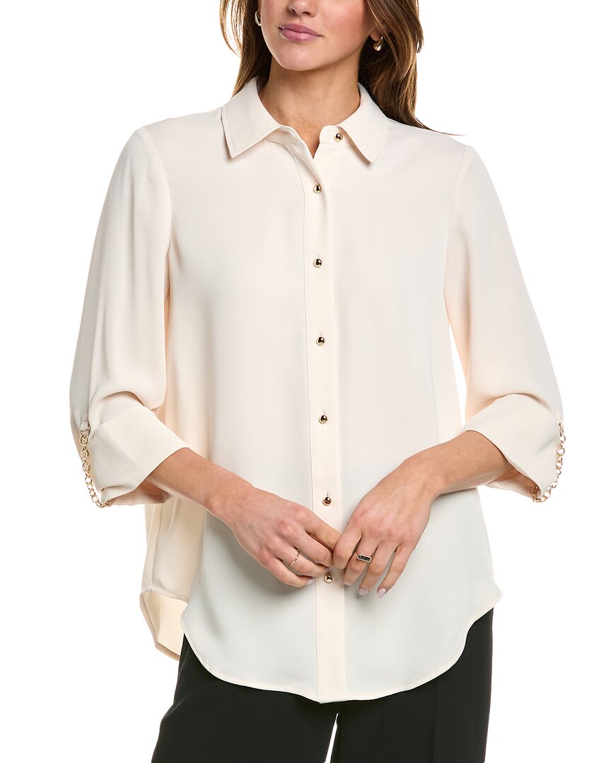 

Рубашка Anne Klein с цепочкой, белый
