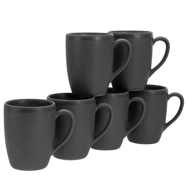 

Набор кофейных кружек soft touch, 6 шт. Creatable, черный