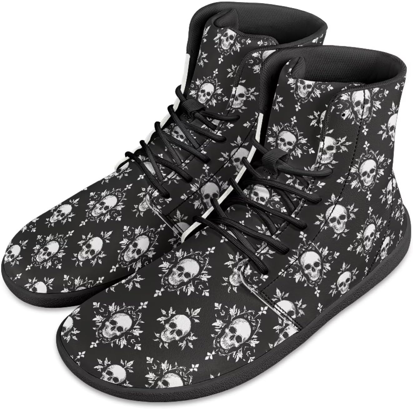 

Мужские походные кроссовки для активного отдыха, спортивные кроссовки для ходьбы и трейлраннинга Pugasmiru, Skull Flowers