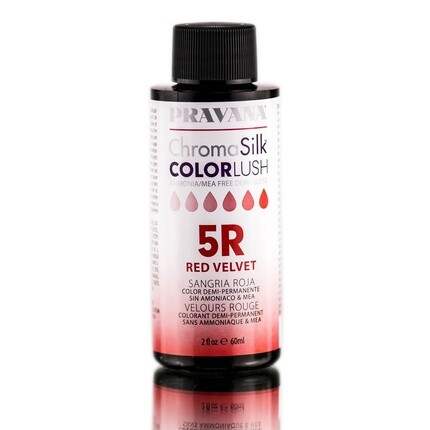 

Chromasilk Colorlush Demi Gloss Красный бархат 5R, Pravana