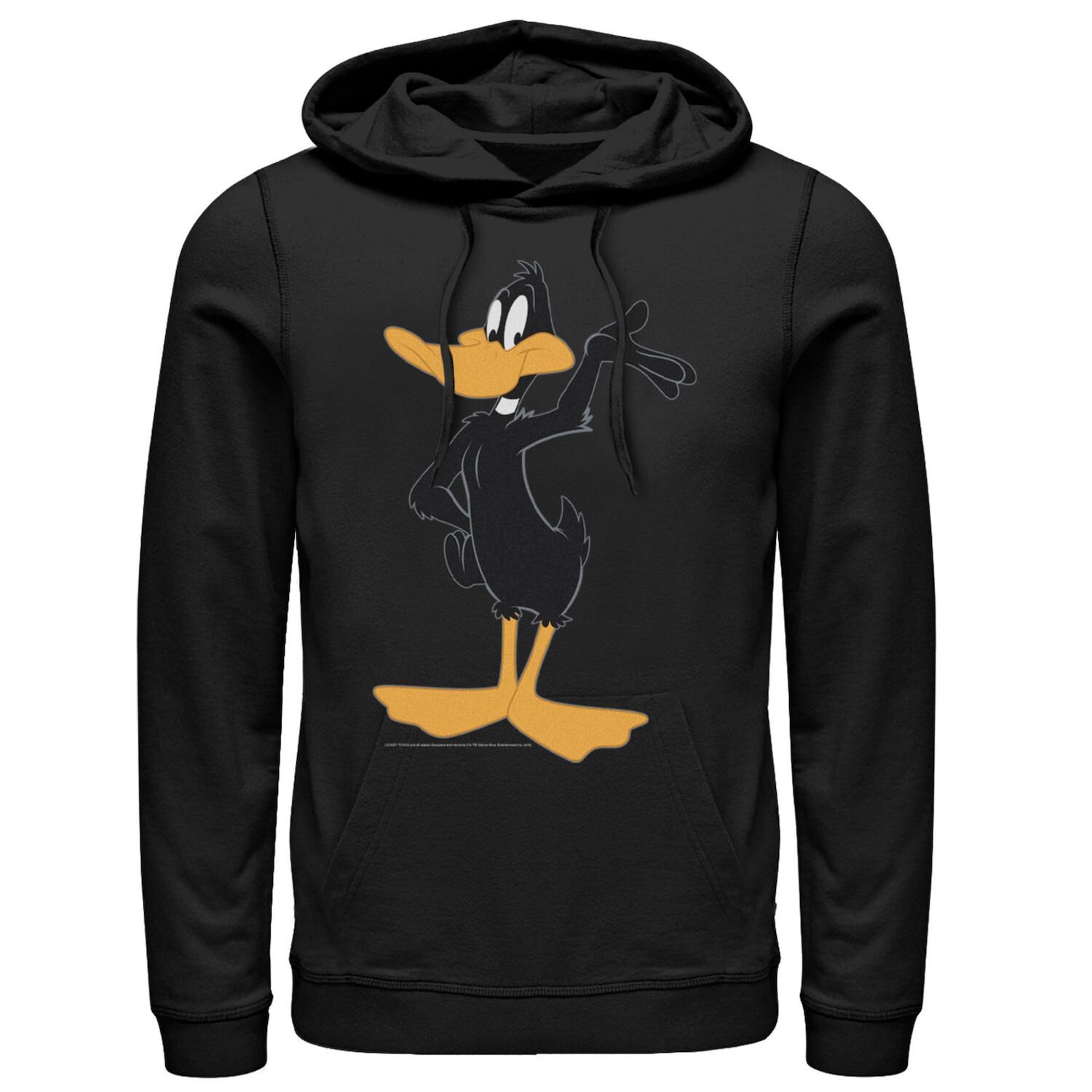 

Мужская толстовка с простым портретом Looney Tunes Daffy Duck Licensed Character