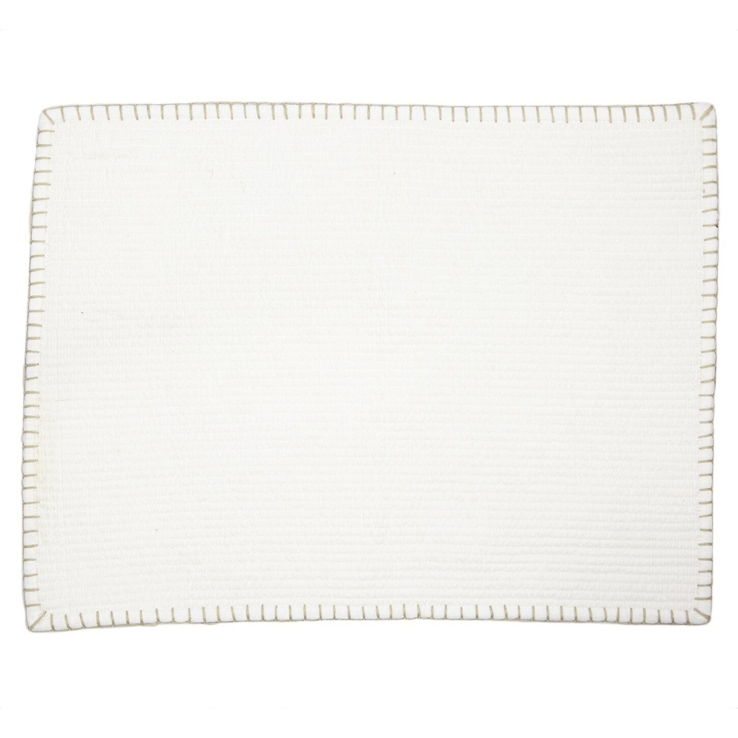 

Салфетка на стол из чистого хлопка - Cavally Marinette Saint-Tropez, белый