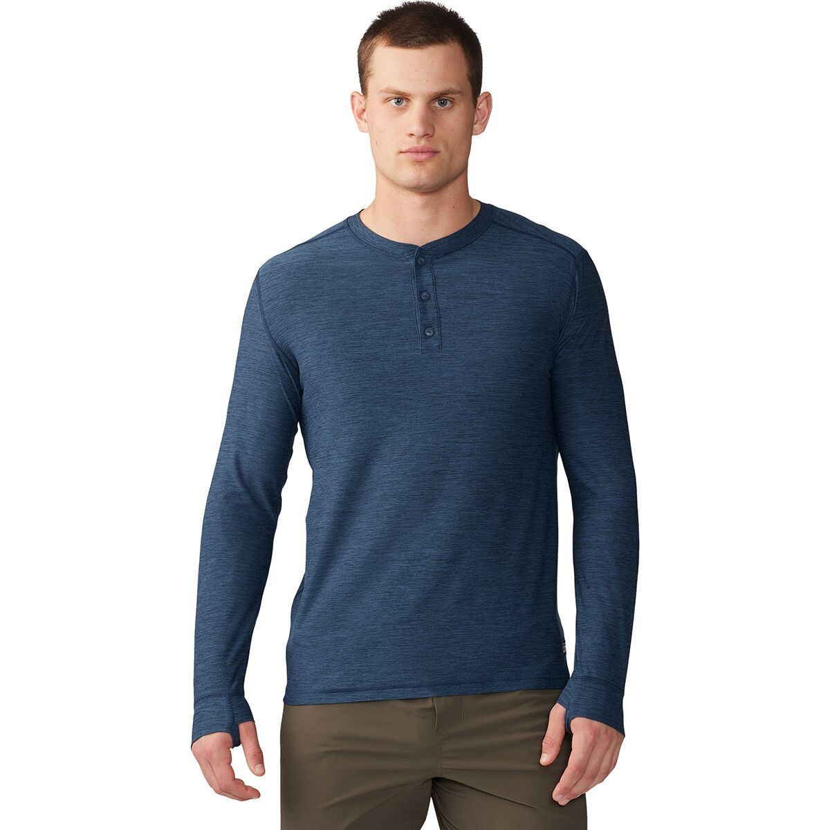 

Чил экшен лонгслив Mountain Hardwear, цвет zinc heather