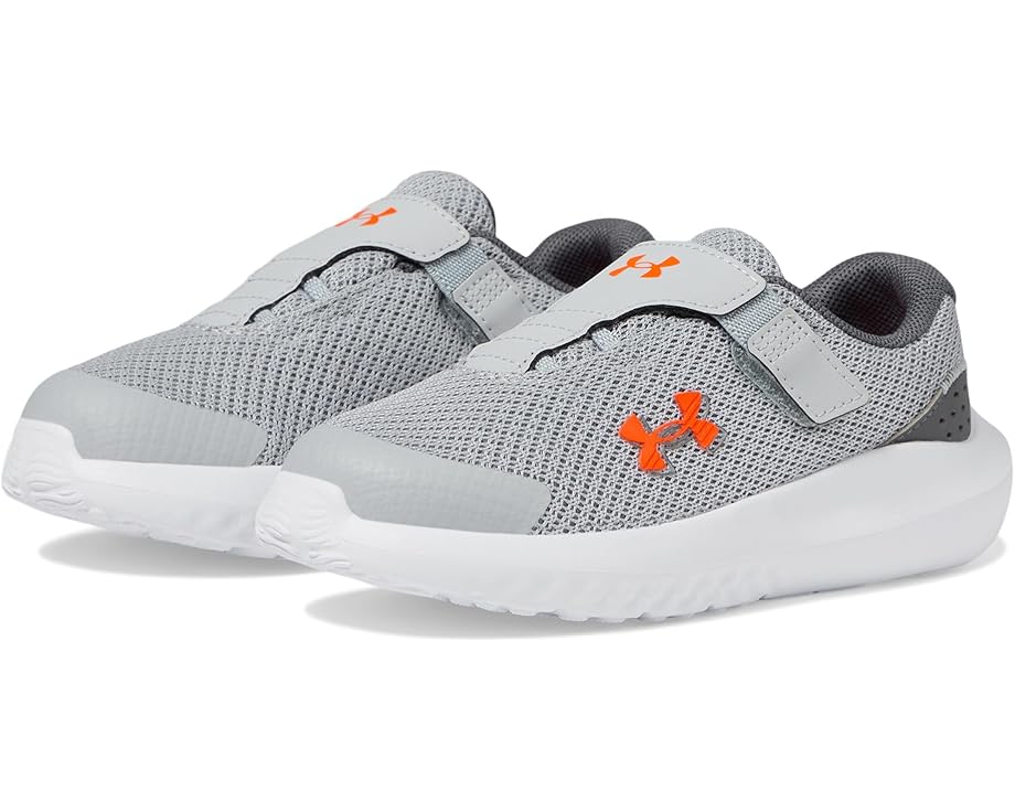 

Кроссовки Under Armour Kids Infant Surge 4 Alternate Closure, цвет Mod Gray/Castlerock/Phoenix Fire