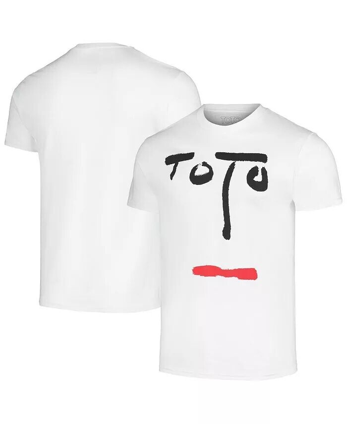 

Мужская белая футболка с рисунком Toto Turn Back Manhead Merch