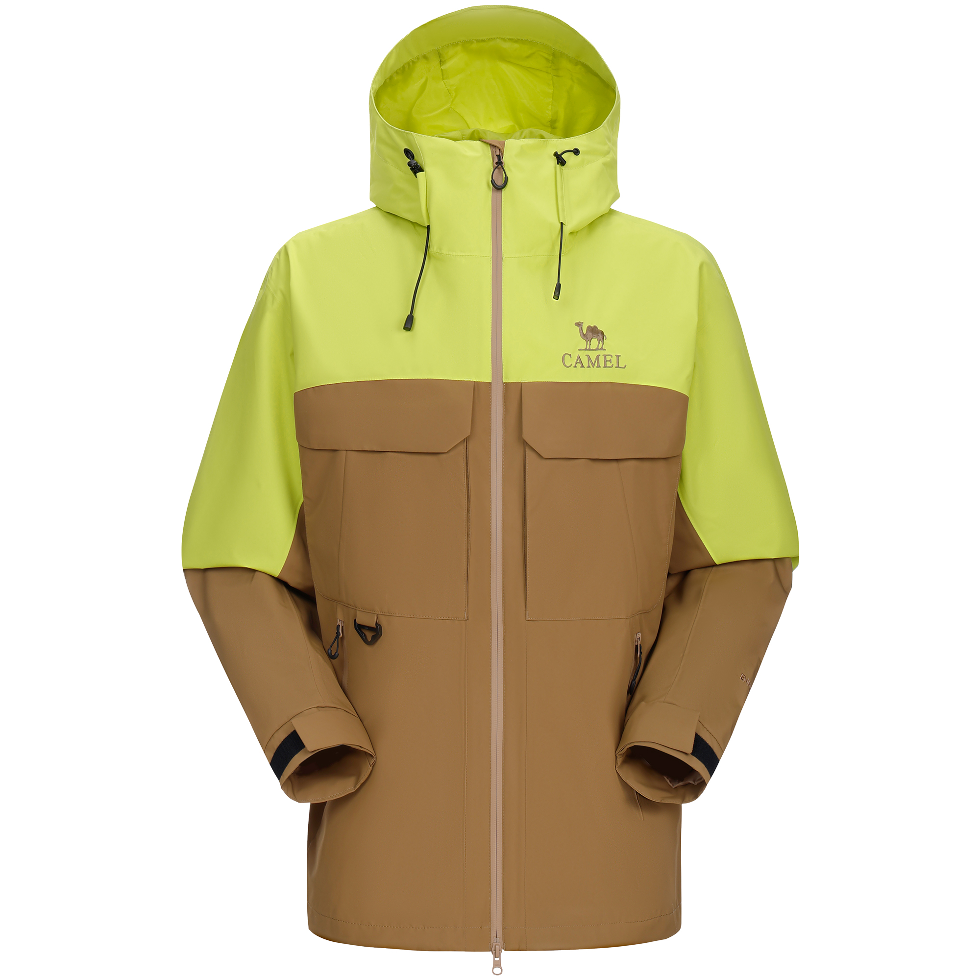 

Ветровка для высотного альпинизма Unisex CAMEL, papaya коричневый/glow in the темно-желтый