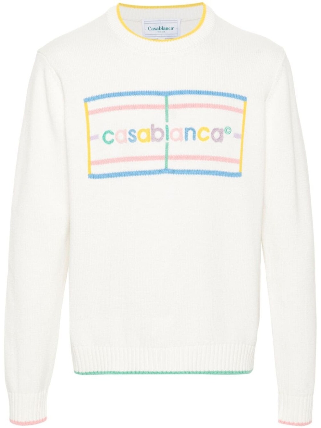 

Casablanca свитер Pastel Court, белый