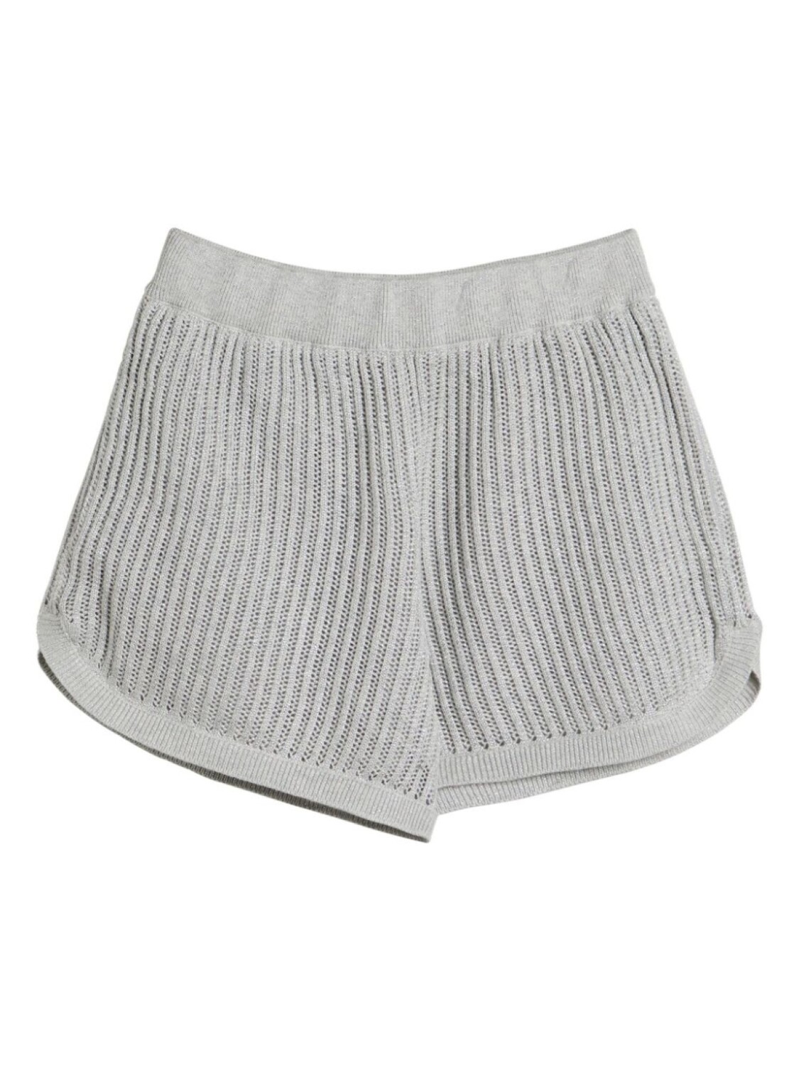 

Brunello Cucinelli Kids шорты в рубчик, серый