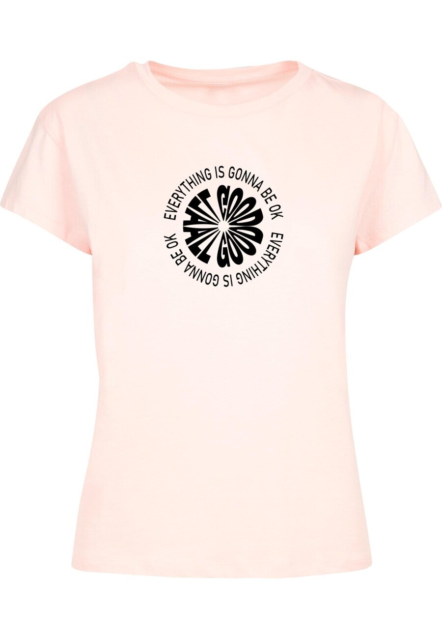

Футболка Merchcode Shirt All Good, пастельный розовый