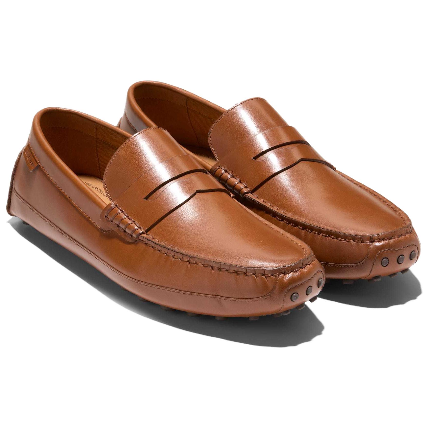 COLE HAAN Коричневые мужские лоферы Gommino — фото 4