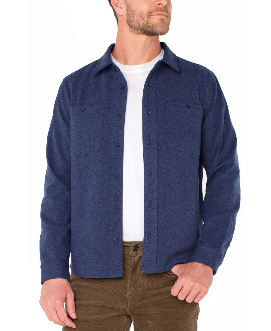 

Мужская трикотажная рубашка с длинными рукавами Liverpool Los Angeles, Midnight Blue