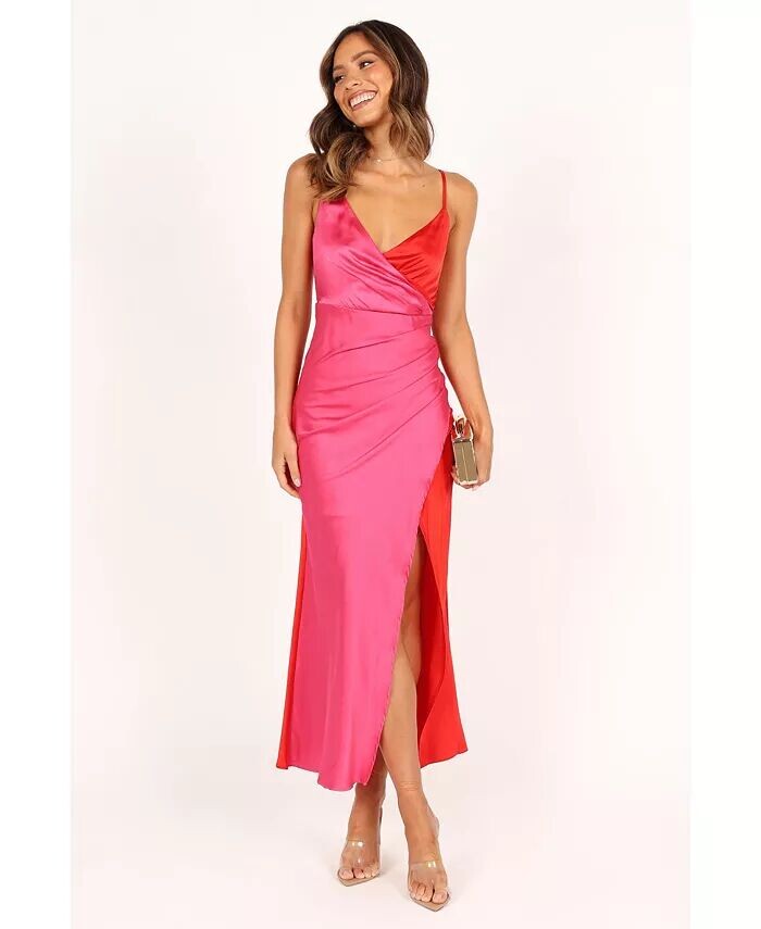 

Женское платье-комбинация Lipa Colorblock Midi Petal and Pup, розовый