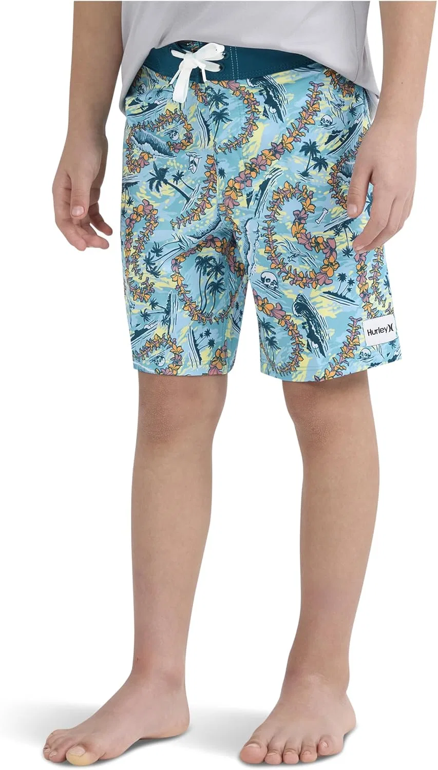 Шорты для серфинга Hurley Boys Doodle Lei, цвет Blue Dream