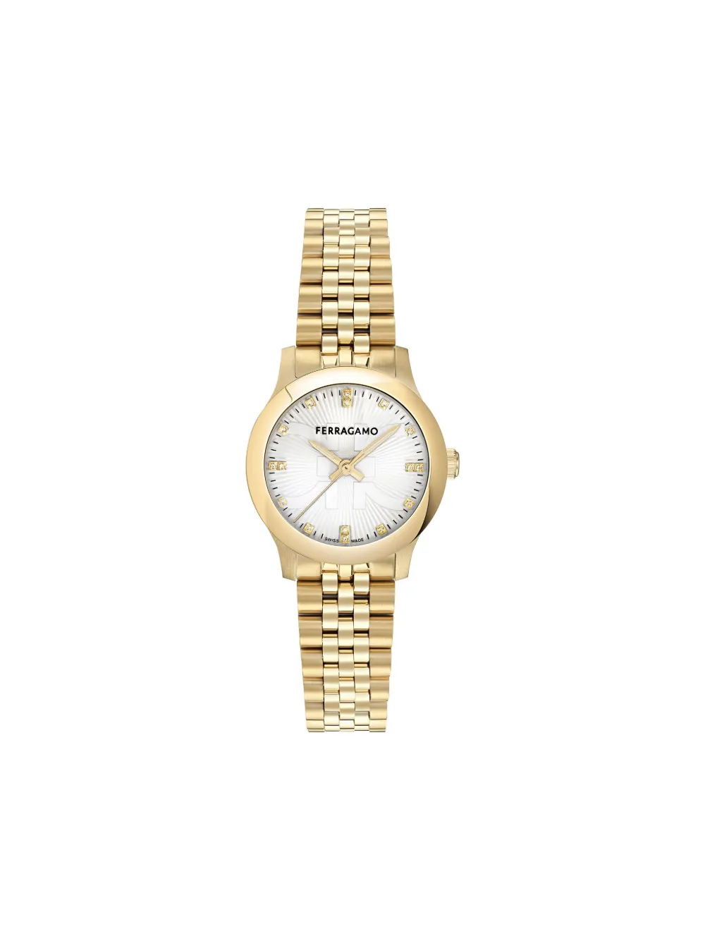 

Наручные часы Pair Duo 28 мм Ferragamo, золотой