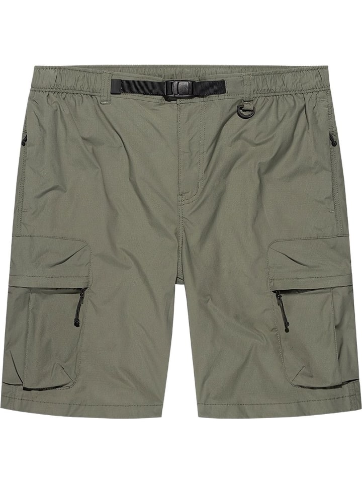 

Короткие шорты "Trail Shorts" зеленого цвета Vintage Industries