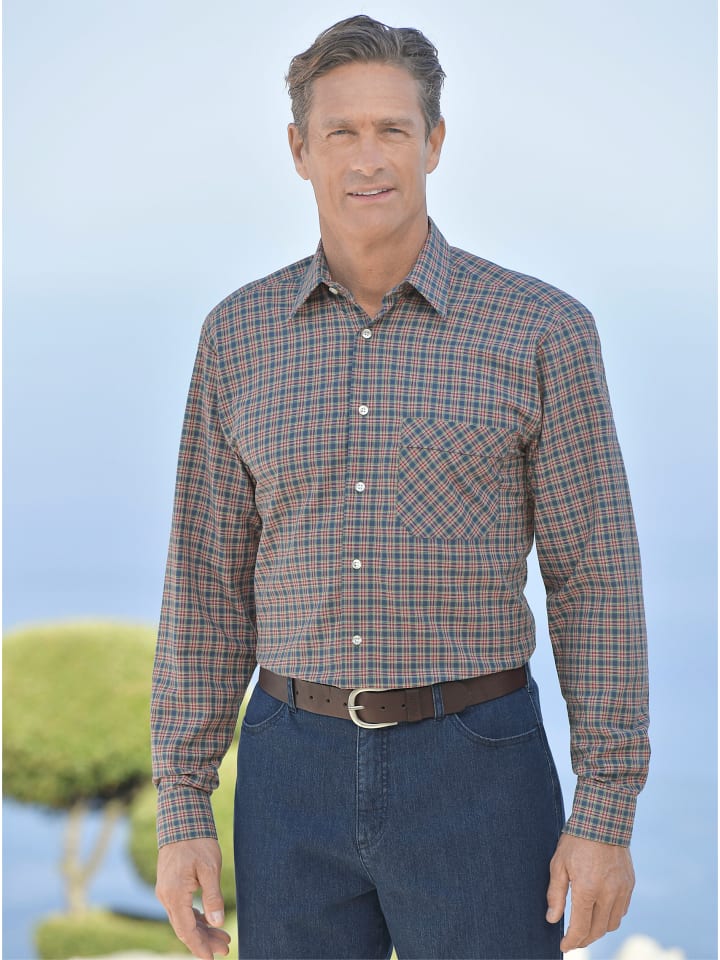 

Рубашка с длинными рукавами в красно-синюю клетку WITT WEIDEN