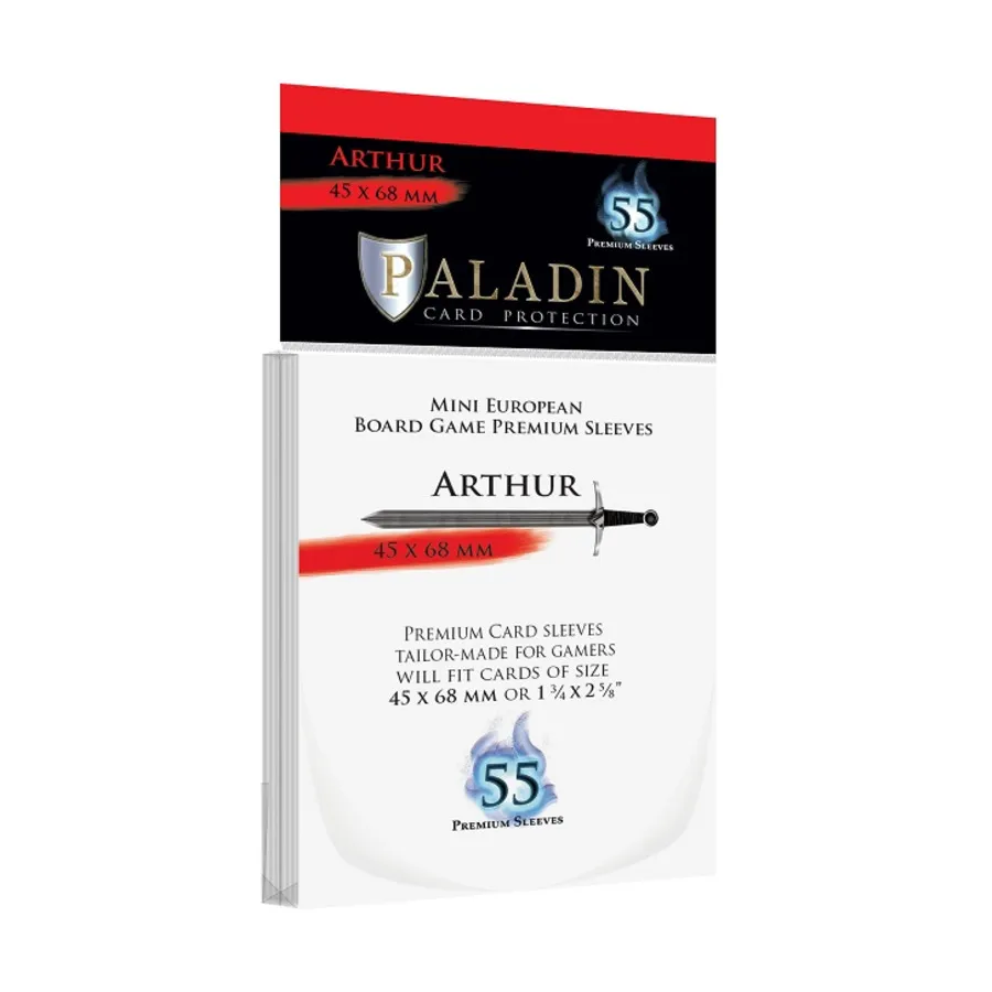 

Артур - 45х68мм (55), Card Sleeves (Paladin Card Protection)