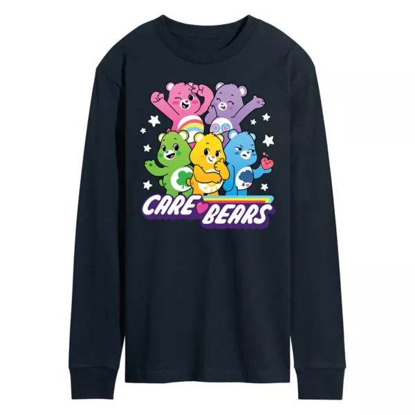 

Мужская футболка с длинным рукавом Care Bears Unlock The Magic с принтом Licensed Character, синий