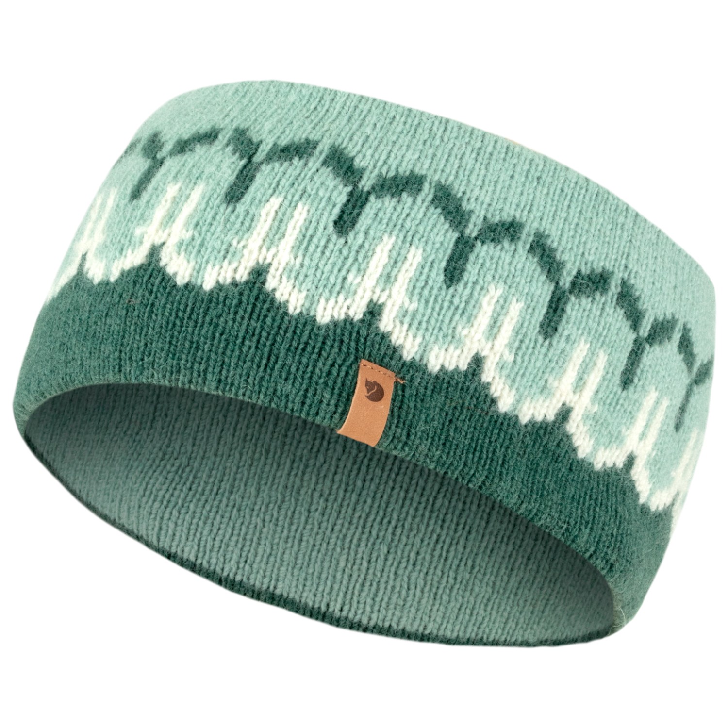 

Повязка на голову Fjällräven Övik Path Knit Headband, цвет Deep Patina/Misty Green