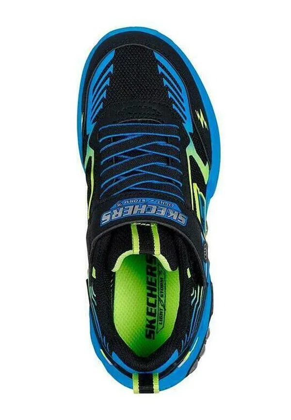 Кроссовки детские Skechers light storm blue trainers, черный — фото 3