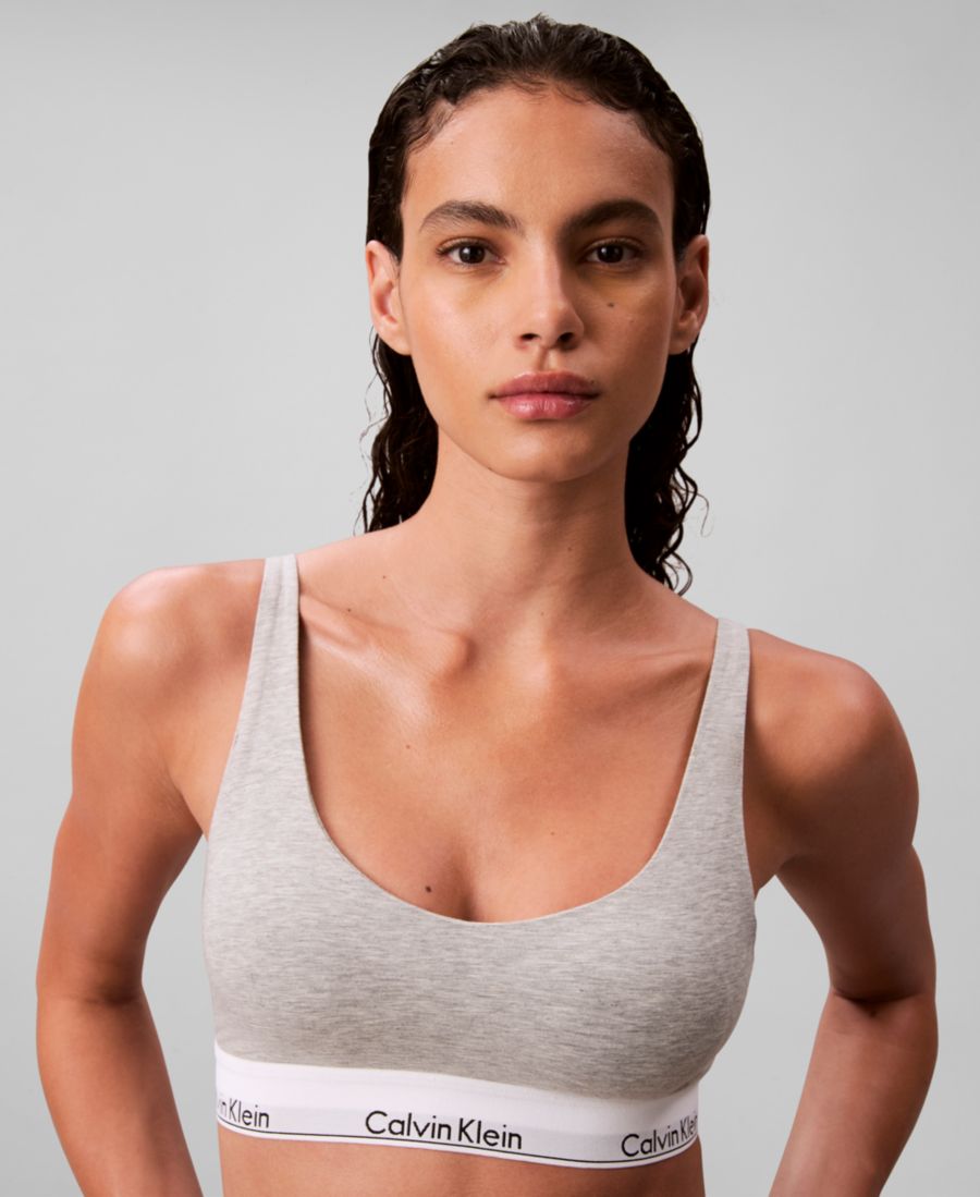 

Женский бюстгальтер-топ с полной поддержкой и гибким кроем QF8503 Calvin Klein, Heather