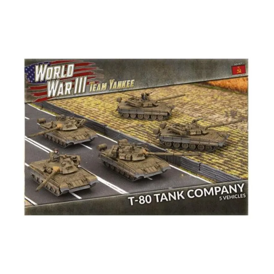 

Танковая рота Т-80, Team Yankee - World War III - Soviet Army (1:100)
