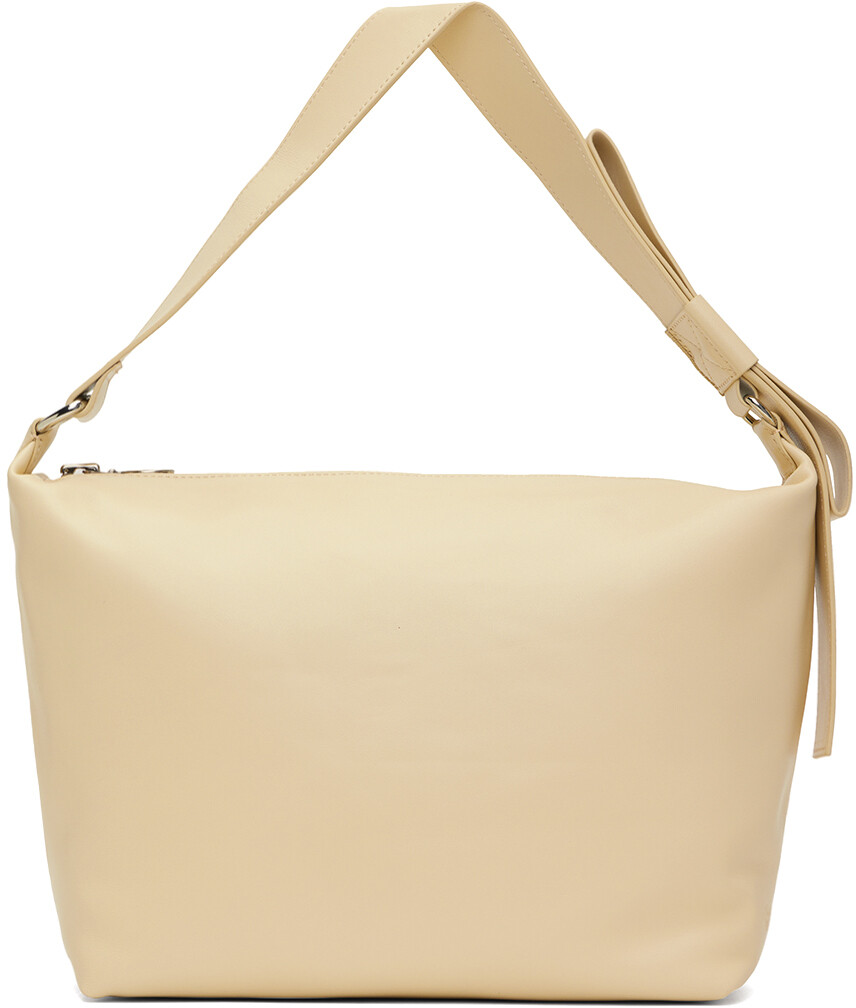

SSENSE Эксклюзивная бежевая сумка-мешок XL Bow Pouch KARA