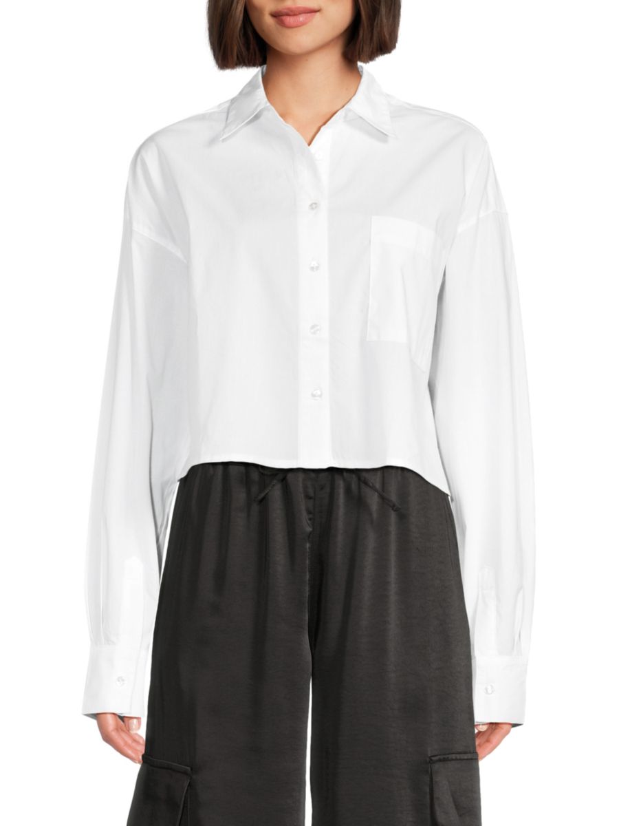

Рубашка с кристаллами от Алисы French Connection, цвет Linen White