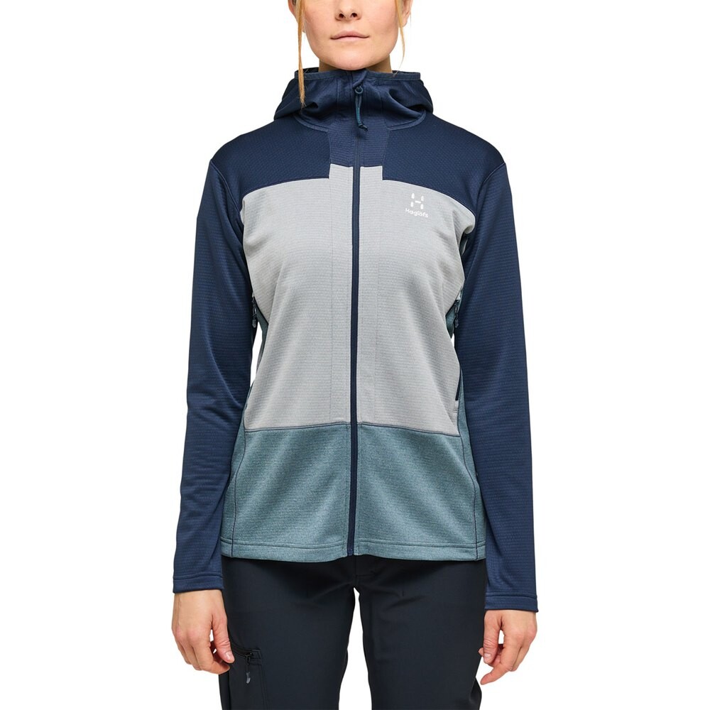 

Толстовка Haglöfs ROC Flash Mid Full Zip, синий