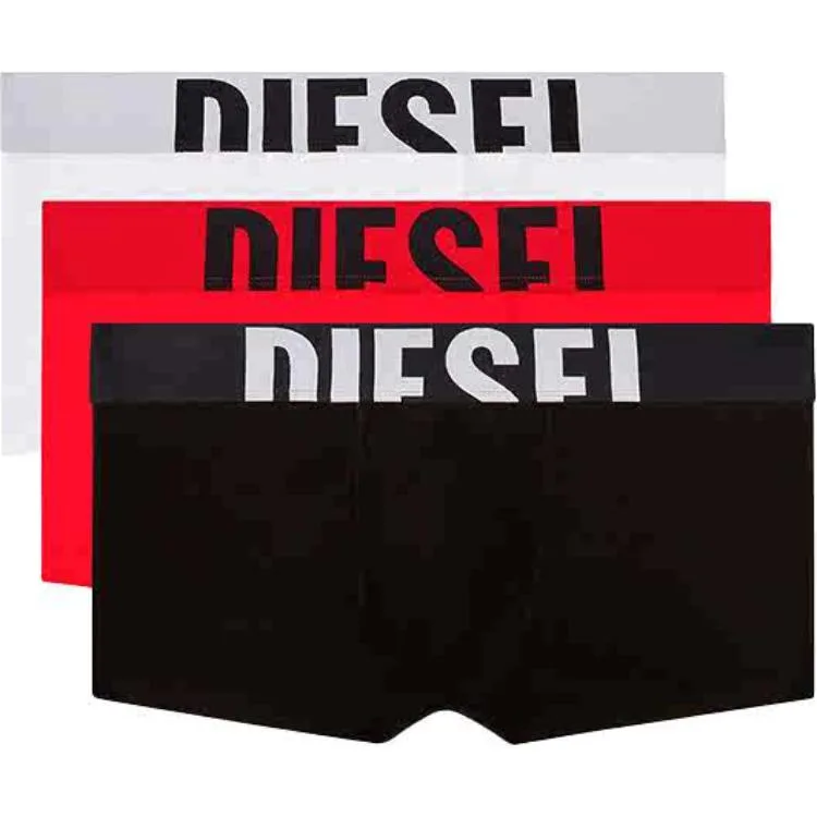 DIESEL Боксеры с логотипом на поясе (набор из 3 штук)