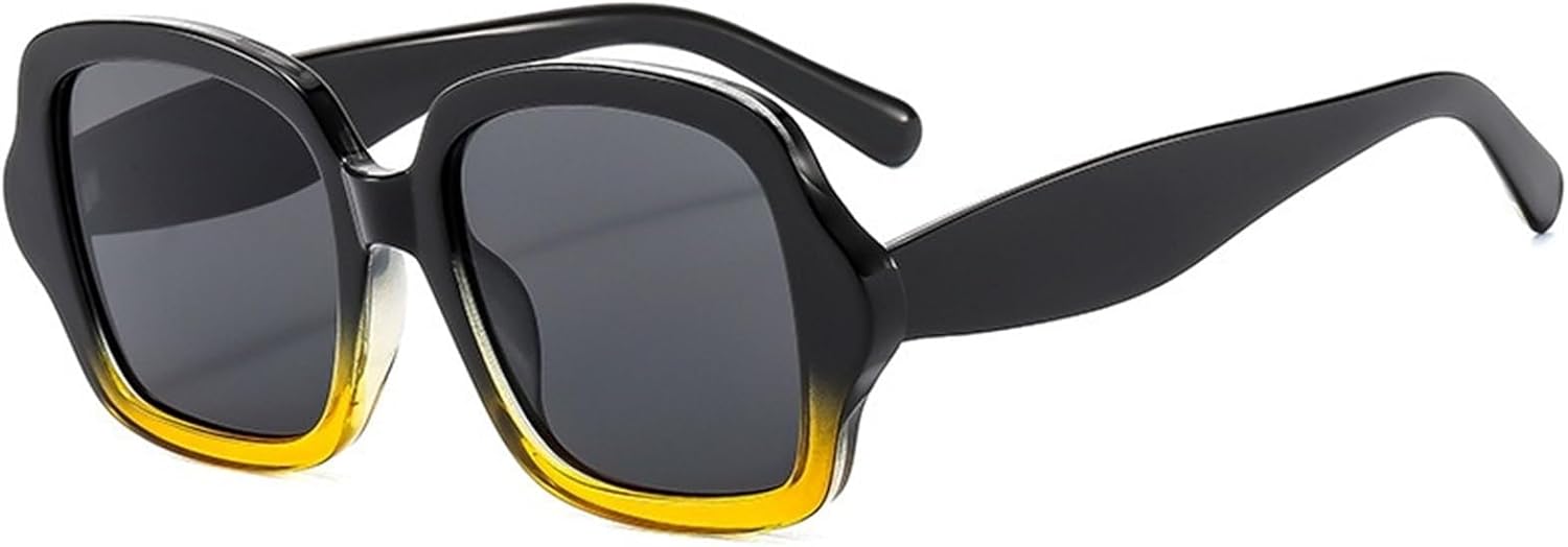 

Мужские солнцезащитные очки большого размера для активного отдыха на природе, женские солнцезащитные очки для поездок на работу и вечеринок, декоративные солнцезащитные очки Generic, Yellow