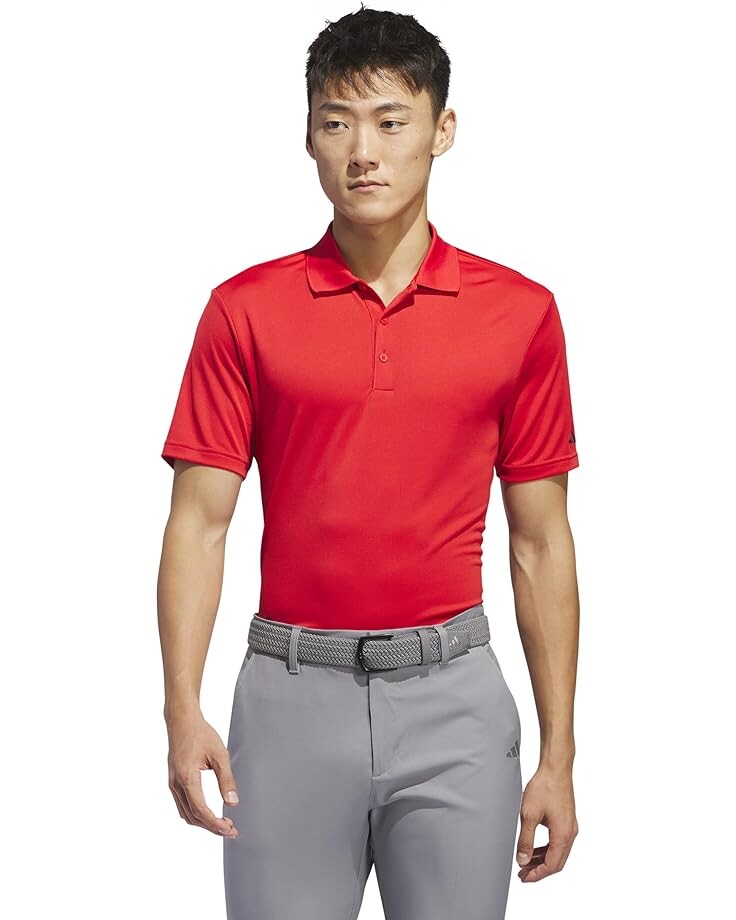 

Поло adidas Golf adi Performance Short Sleeve, цвет Collegiate Red