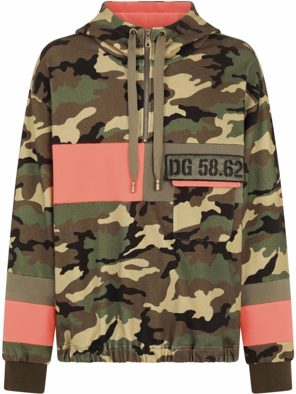 

Dolce & Gabbana худи с камуфляжным принтом, коричневый