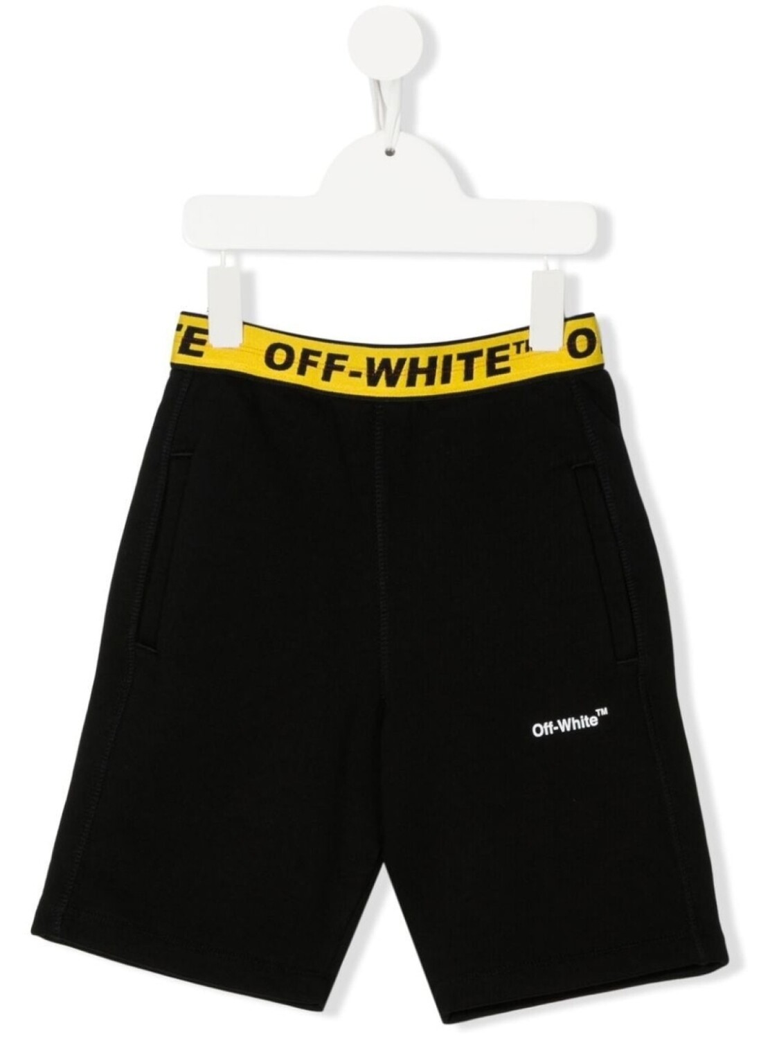 

Off-White Kids спортивные шорты с логотипом, черный