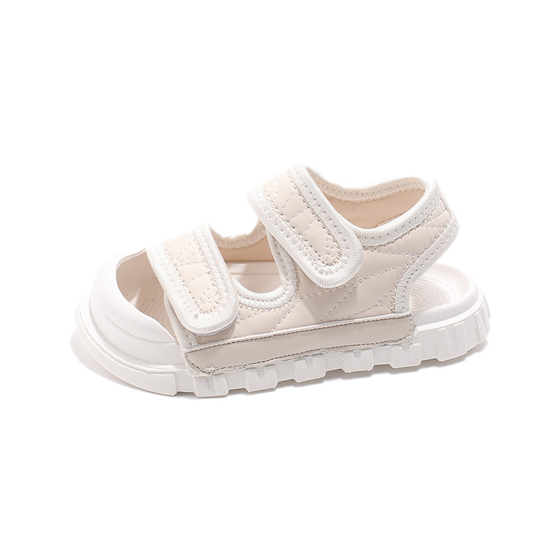 

Износостойкие легкие амортизирующие низкие детские сандалии Kids' Neon, Ecru