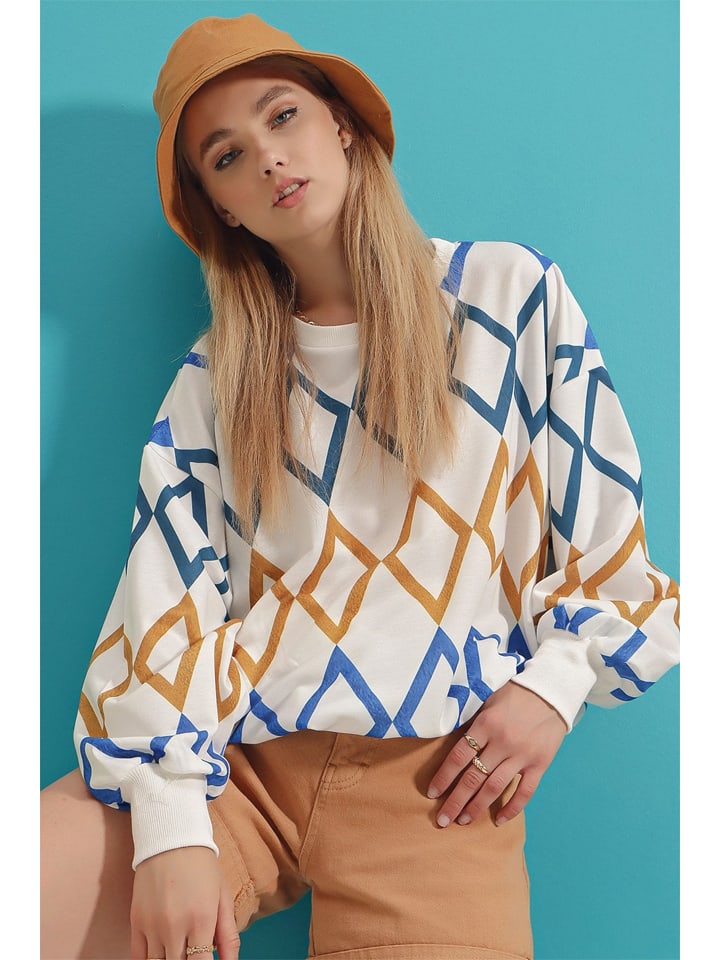 

Толстовка Trend Alacati, цвет weiß/orange/blau