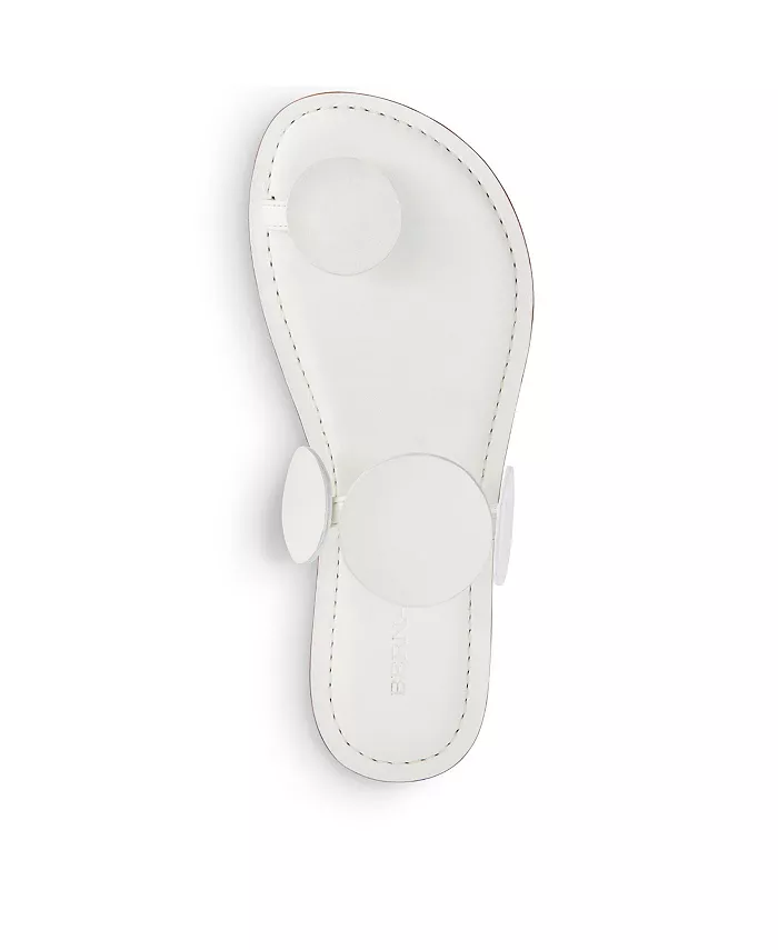 Бернардо New Moon сандалии с кольцом на пальце Bernardo Footwear, белый — фото 4