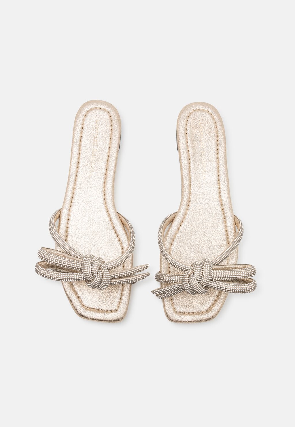 

Шлепанцы HADLEY BOW FLAT Loeffler Randall, бежевый