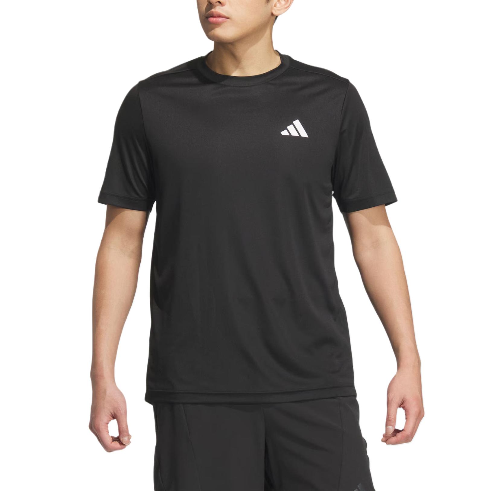 Adidas Футболка D2M мужская black — фото 3