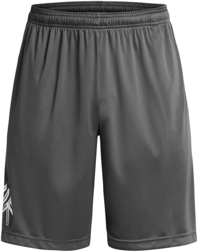 

Мужские шорты Under Armour Tech Wordmark, (025) Castlerock/Black