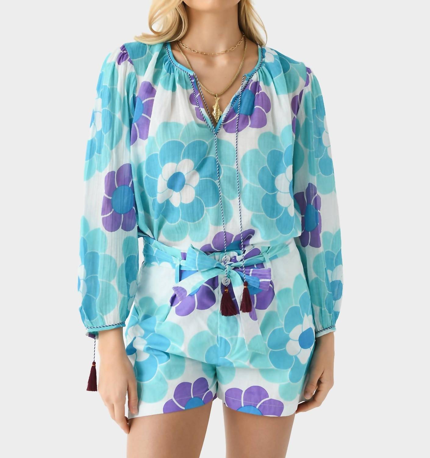 

Блуза Suny в синем цвете Antik Batik