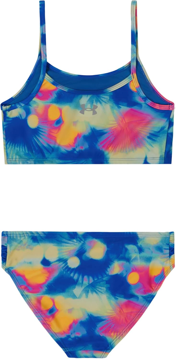 

Комплект бикини для девочек Under Armour Girls из двух частей, Tropical Photon Blue