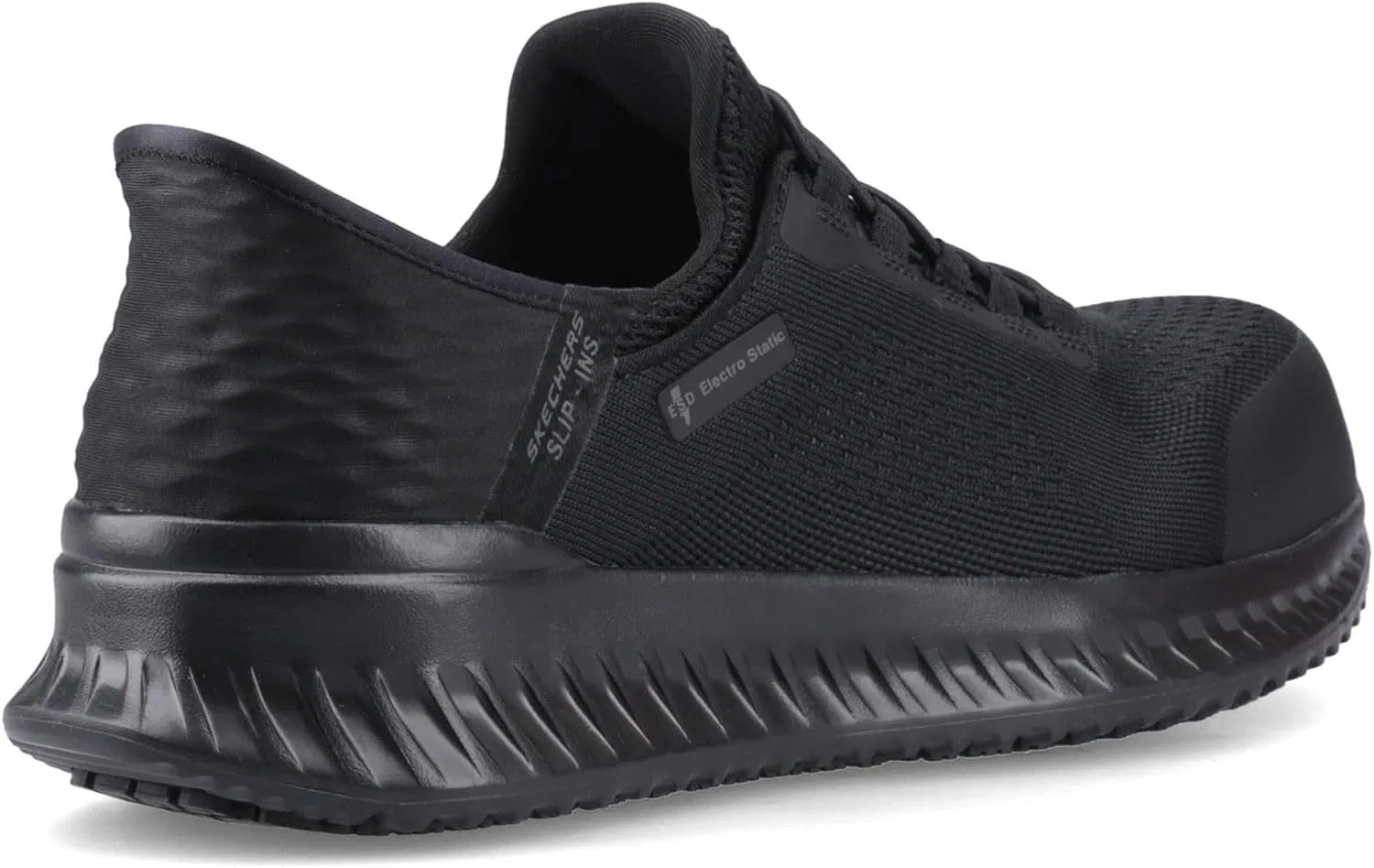 Мужские ботинки Skechers Tilido Fletchitbau, Black Textile Synthetic — фото 2