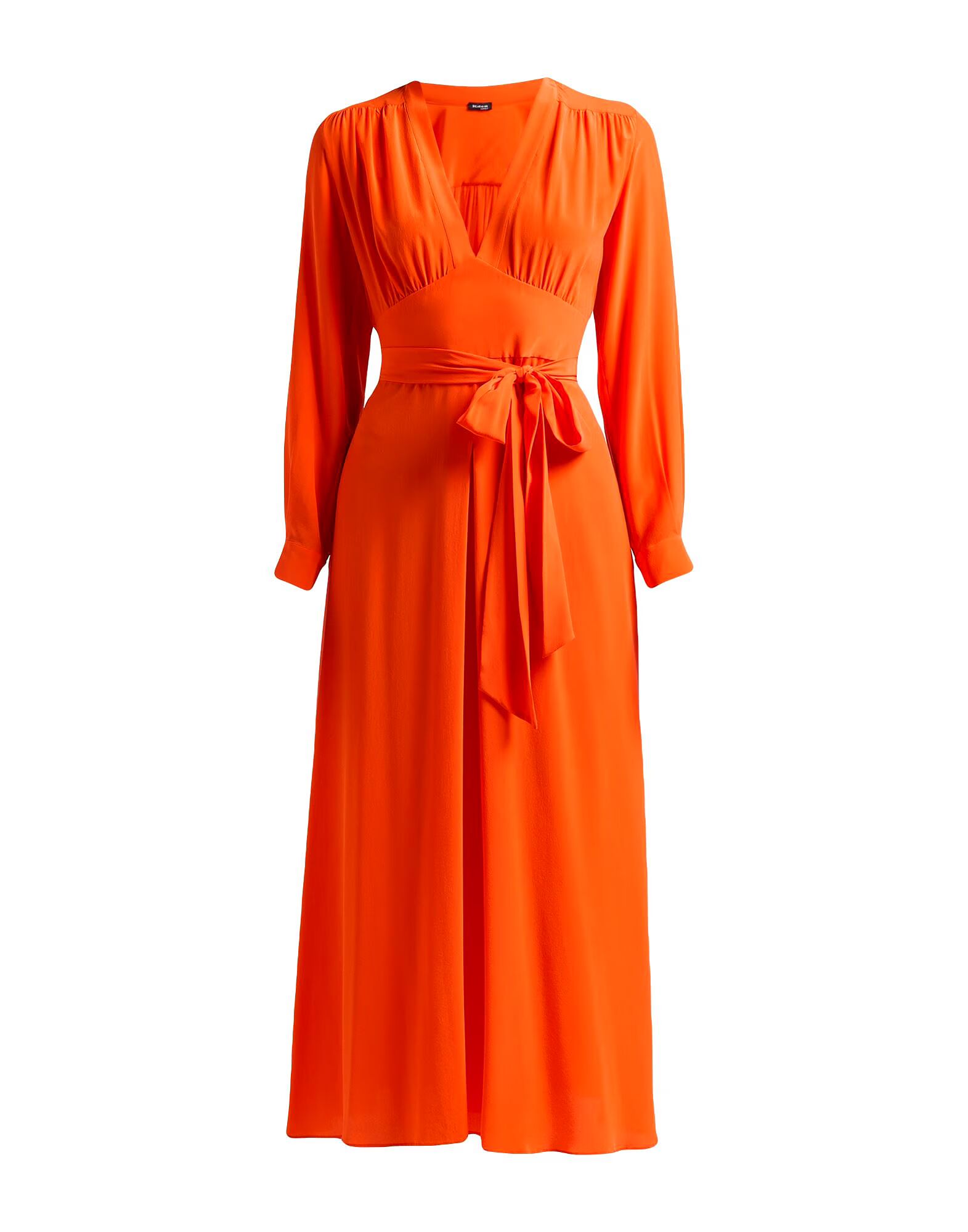 

Макси платье Kiton, оранжевый