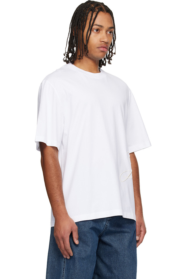 'Le t-shirt j mc' t-shirt Jacquemus, белый — фото 2