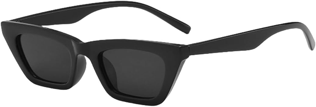 

Роскошные прямоугольные солнцезащитные очки для женщин, винтажные очки «кошачий глаз», стильные ретро-очки черного цвета в форме «кошачьего глаза», для женщин и мужчин TVTBBVV, Blackgray